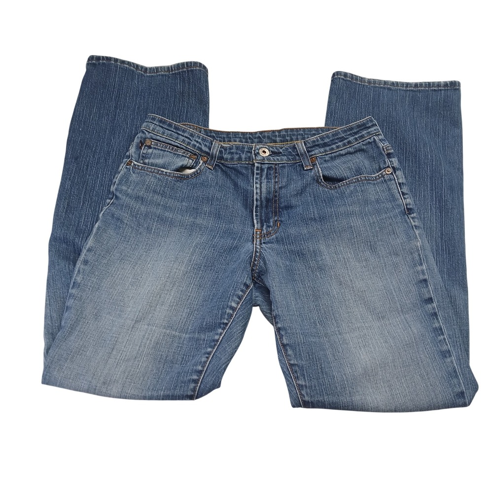 Polo Jeans‎ Co Ralph Lauren Stretch Kelly Jeans Size 12x34 Blue Bootcut Denim